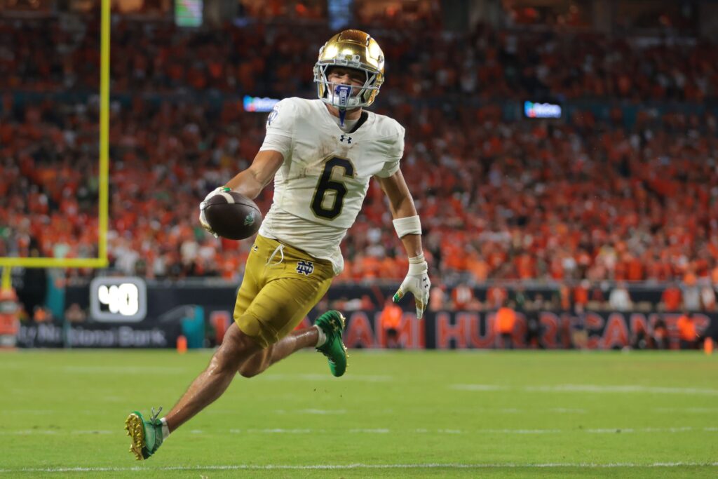 8. Notre Dame at Arkansas